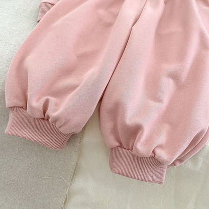 MyKids-USA® Autumn and Spring Baby Kids Girls Long Sleeves Cute Cartoon Pattern Pullover and Pants Clothing Set