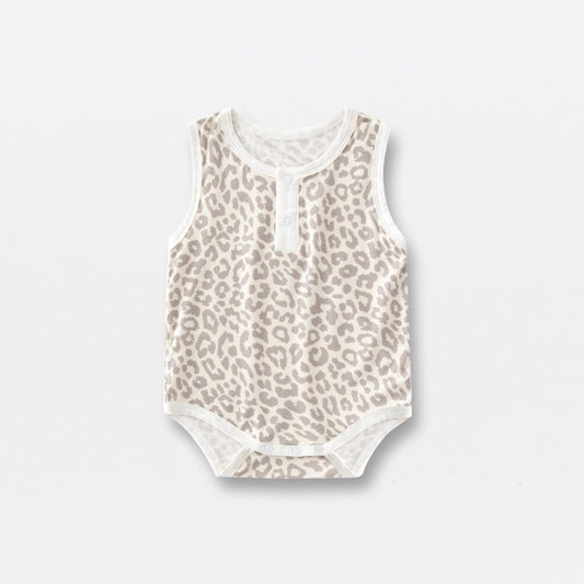 Summer Arrival Baby Sleeveless Floral and Animals Pattern Bodysuits, MyKids-USA®, Baby & Children's One-Pieces, MyKids-USA - Size/Age - 59 (0-3M) - Color - Apricot -  -  - TR2605182214-A.