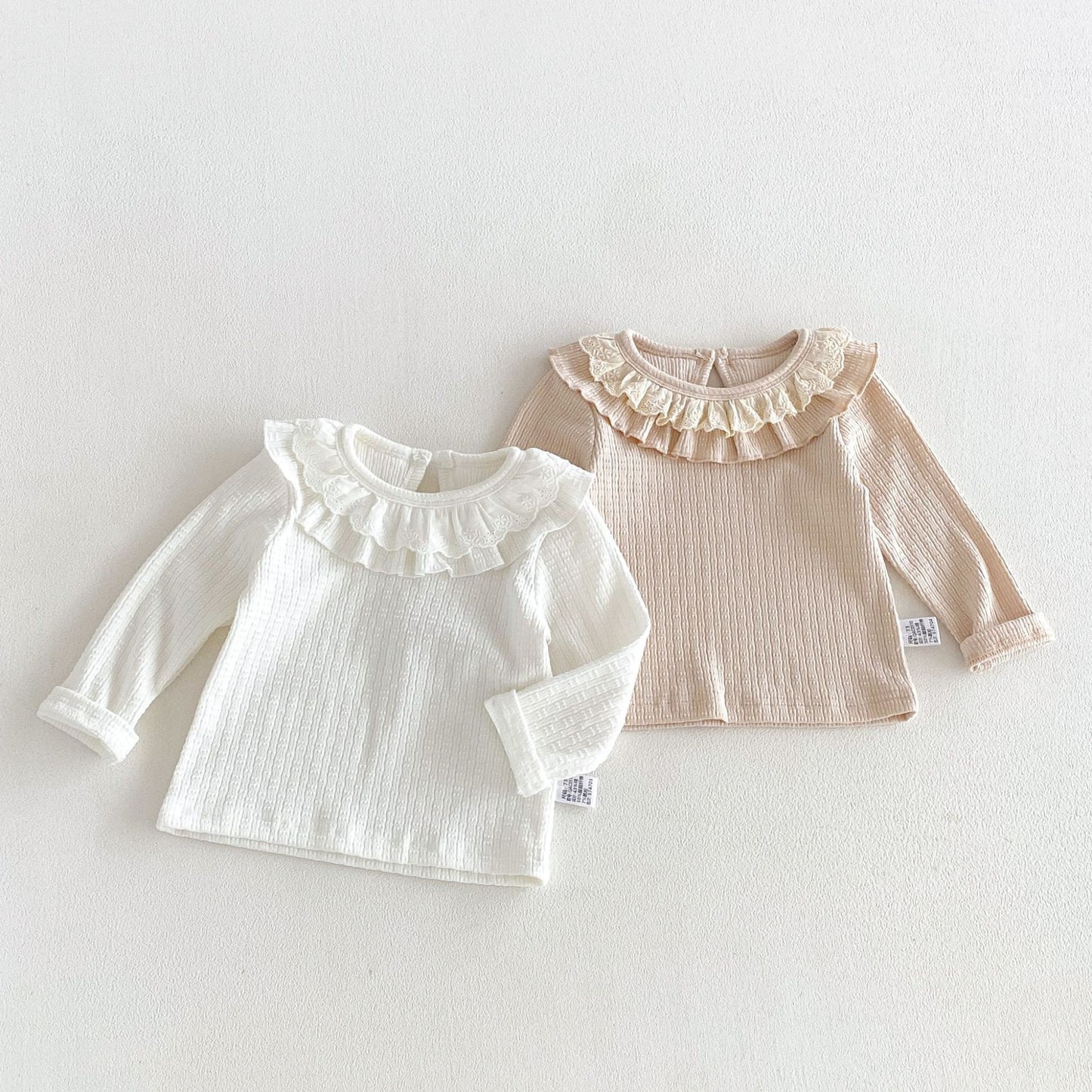 MyKids-USA® Arrival Autumn Princess Style Baby Girl Base Layer Top