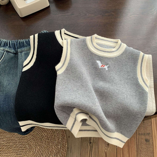 Arrival Winter and Autumn Baby Kids Unisex Color Patchwork Sleeveless Knitted Vest, MyKids-USA®, Baby & Toddler Coats & Jackets, MyKids-USA -  -  -  -  -  -  - 