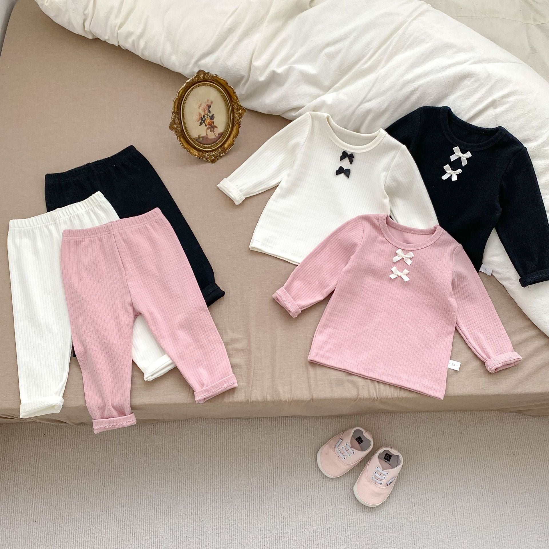 Arrival Autumn Baby Girls Long Sleeves Simple Knitted Top and Solid Color Long Trousers – Clothing Set, MyKids-USA®, Baby & Toddler Outfits, MyKids-USA -  -  -  -  -  -  - 
