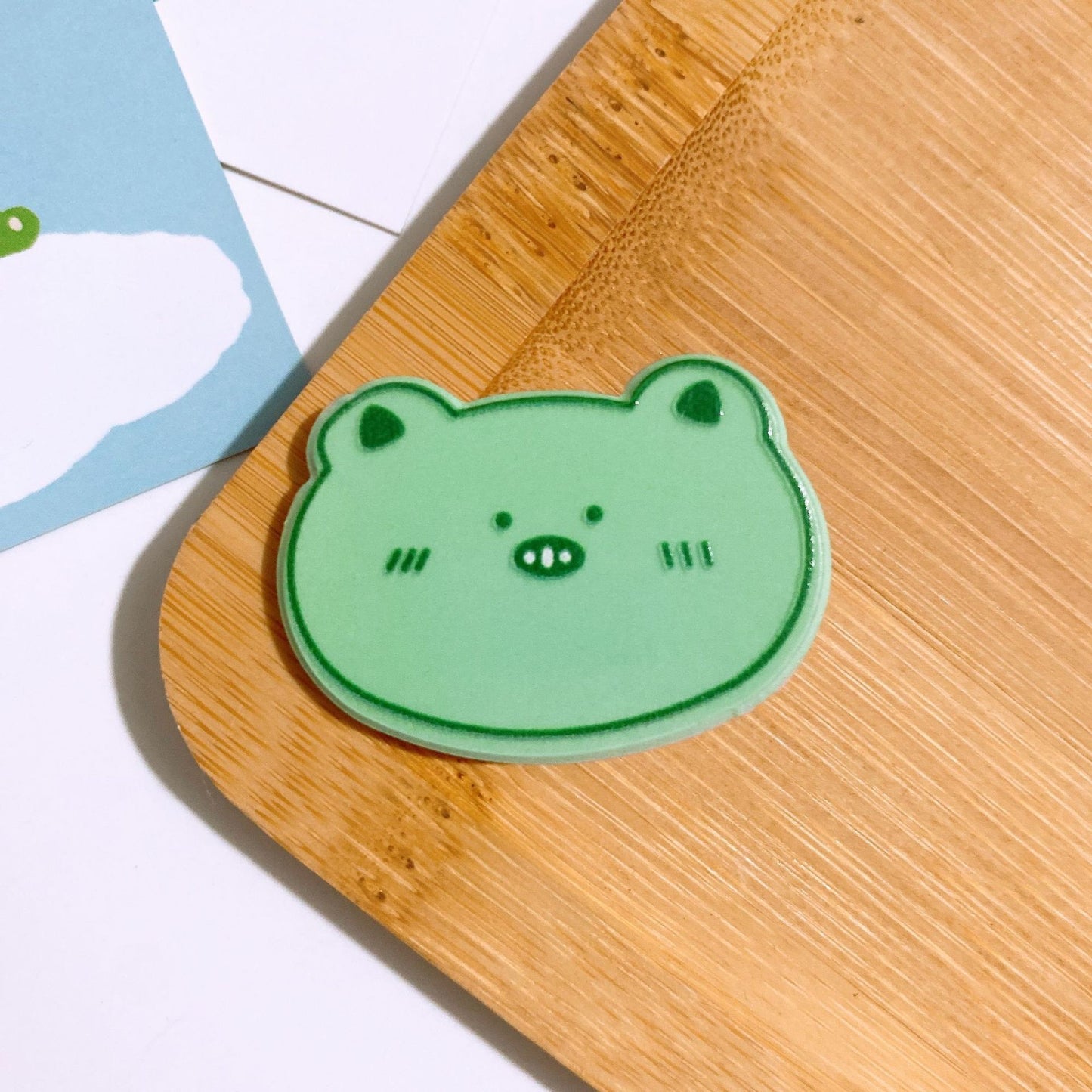 Collection of Acrylic Cartoon Hair Clips, MyKids-USA®, Hair Pins, Claws & Clips, MyKids-USA - Size/Age - Average Size (0-12Y） - Color - Green -  -  - TR2605061637-B.