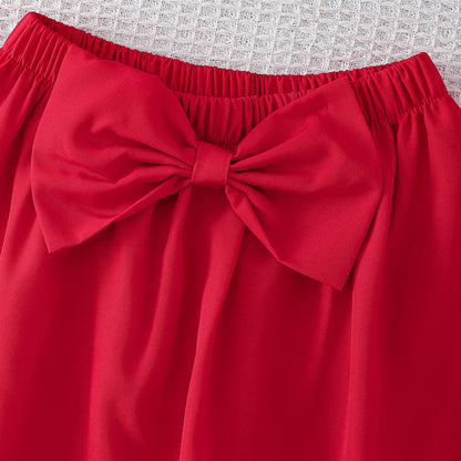 Summer Baby Kids Girls Short Sleeves Strawberry Pattern Top and Red Skirt Set, MyKids-USA®, Baby & Children's Outfits, MyKids-USA -  -  -  -  -  -  - .