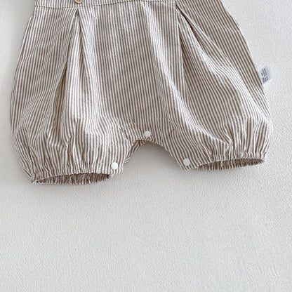 Summer Arrival Baby Boys Short Sleeves Color Patchwork Striped Rompers Bodysuits, MyKids-USA®, Baby & Children's One-Pieces, MyKids-USA -  -  -  -  -  -  - .