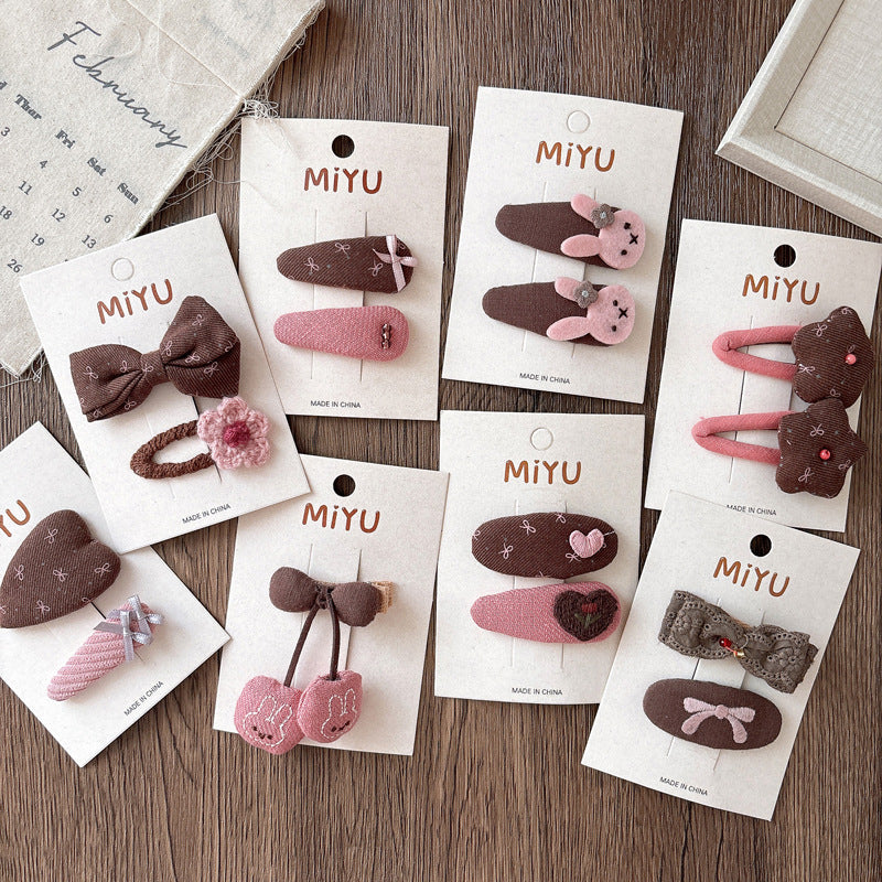 Collection of 2 Versatile Cute Shape Decorated Hair Clips, MyKids-USA®, Hair Pins, Claws & Clips, MyKids-USA -  -  -  -  -  -  - .