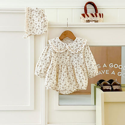 MyKids-USA® Autumn Arrival Baby Girls Long Sleeves Floral Bodysuit