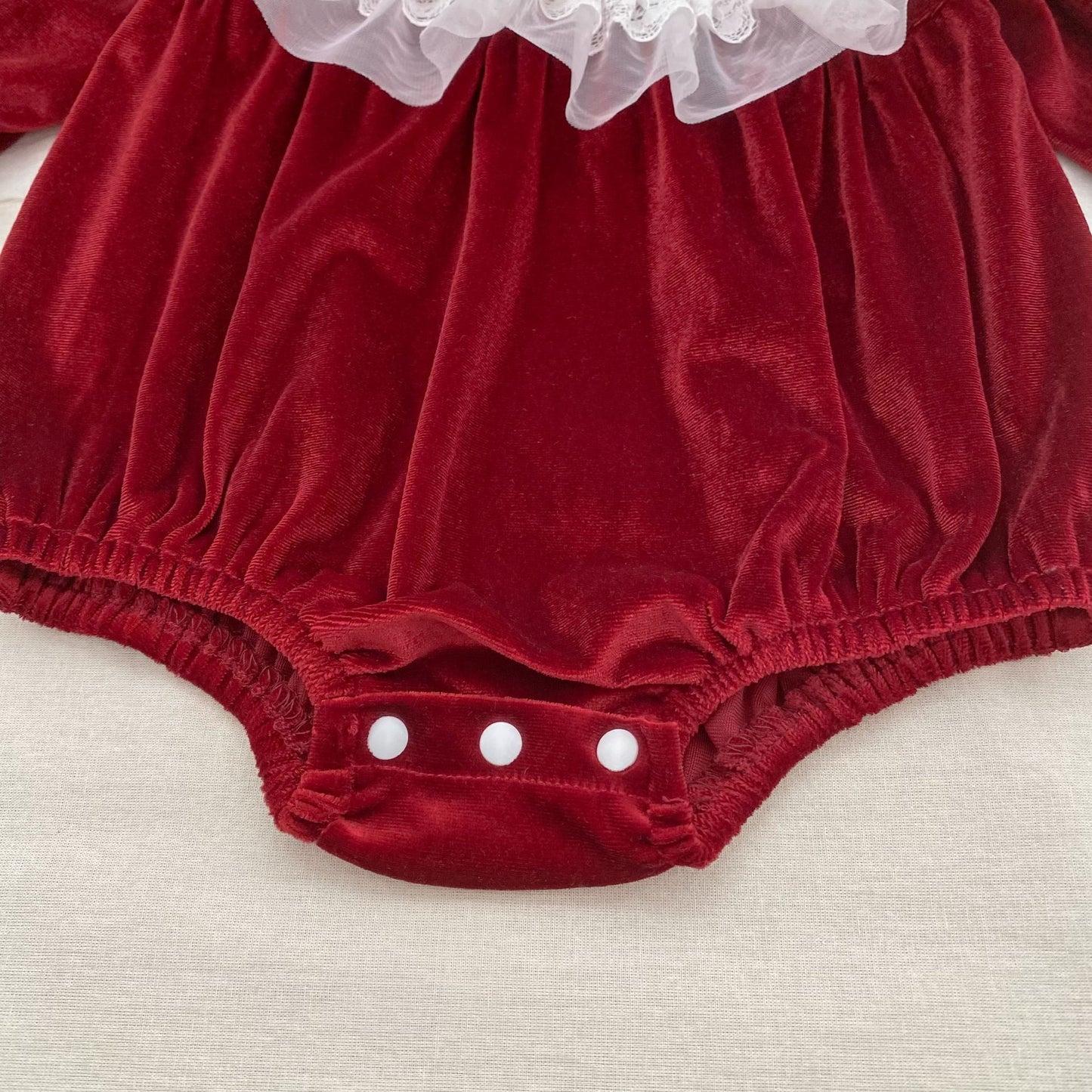 MyKids-USA® Autumn Lace Trim Baby Kids Girls Princess Long Sleeves Bodysuit
