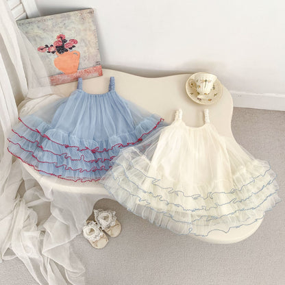 Summer Arrival Baby Girls Sleeveless Tulle Dress, MyKids-USA®, Baby & Children's Dresses, MyKids-USA -  -  -  -  -  -  - .