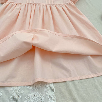 Summer Girls Floral Collar Color Patchwork Onesies and Dress – Princess Sister Matching Set, MyKids-USA®, Baby & Children's Outfits, MyKids-USA -  -  -  -  -  -  - .