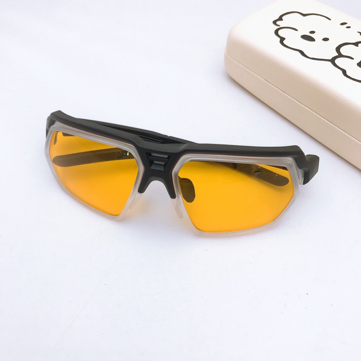 Fashionable Boys’ Sunglasses – UV Shielding & Trendy Design for Outdoor Fun, MyKids-USA®, Sunglasses, MyKids-USA - Size/Age - Average Size (0-12Y） - Color - Yellow -  -  - TR2601281016-G.