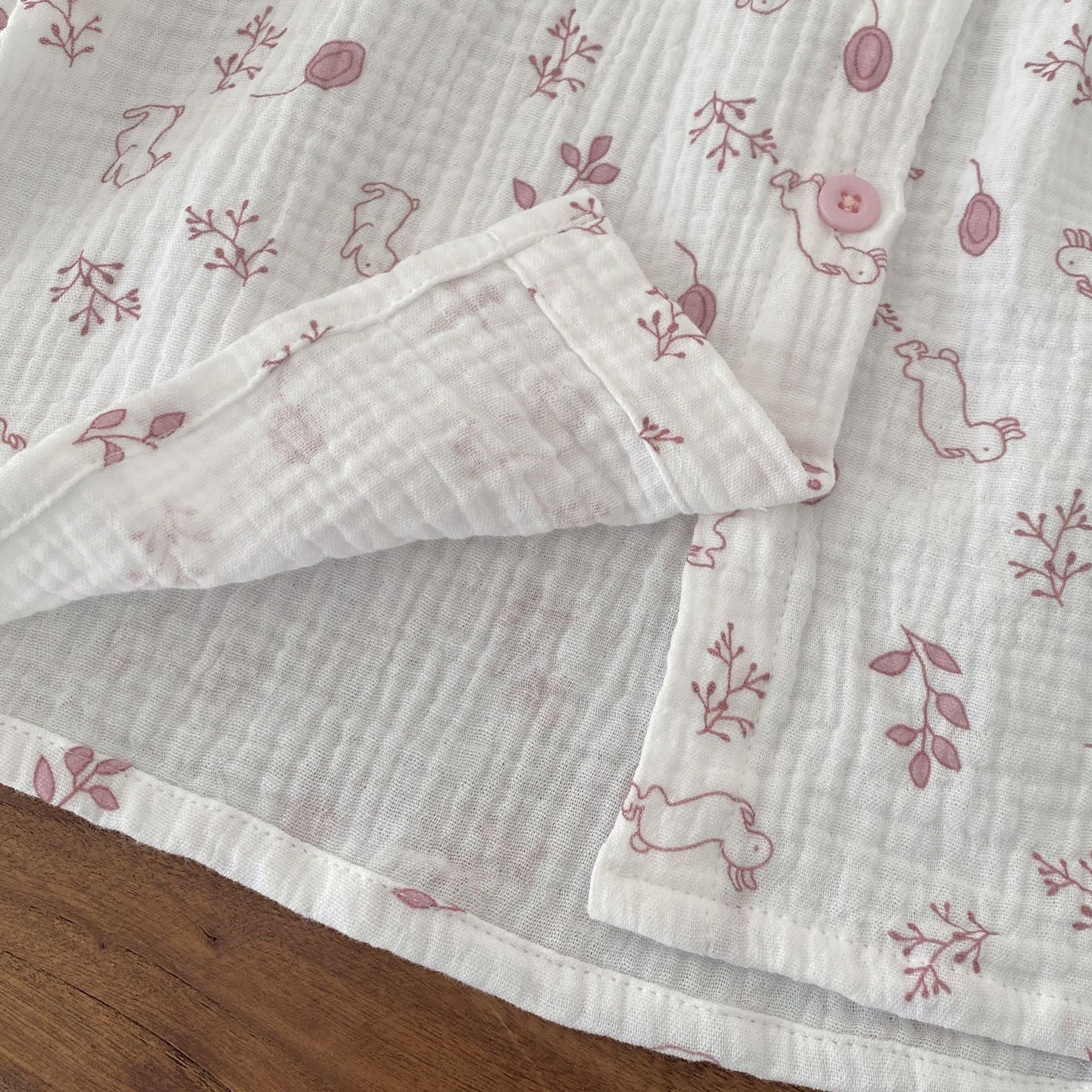 Arrival Spring Baby Kids Girls Flowers and Rabbits Pattern Single Breasted Shirt, MyKids-USA®, Shirts, MyKids-USA -  -  -  -  -  -  - .