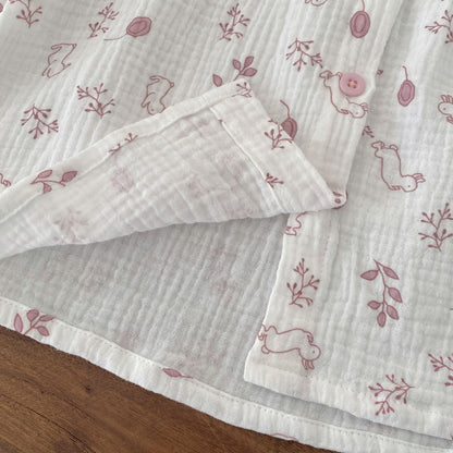 Arrival Spring Baby Kids Girls Flowers and Rabbits Pattern Single Breasted Shirt, MyKids-USA®, Shirts, MyKids-USA -  -  -  -  -  -  - .