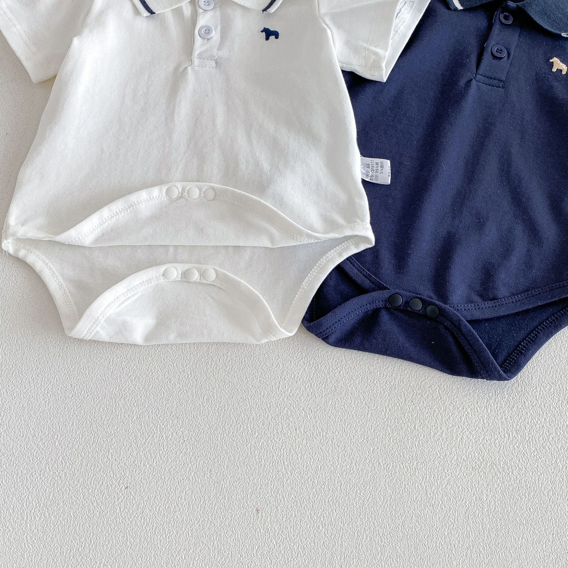 Summer Arrival Baby Boys Short Sleeves Polo Design Bodysuits, MyKids-USA®, Baby & Children's One-Pieces, MyKids-USA -  -  -  -  -  -  - .
