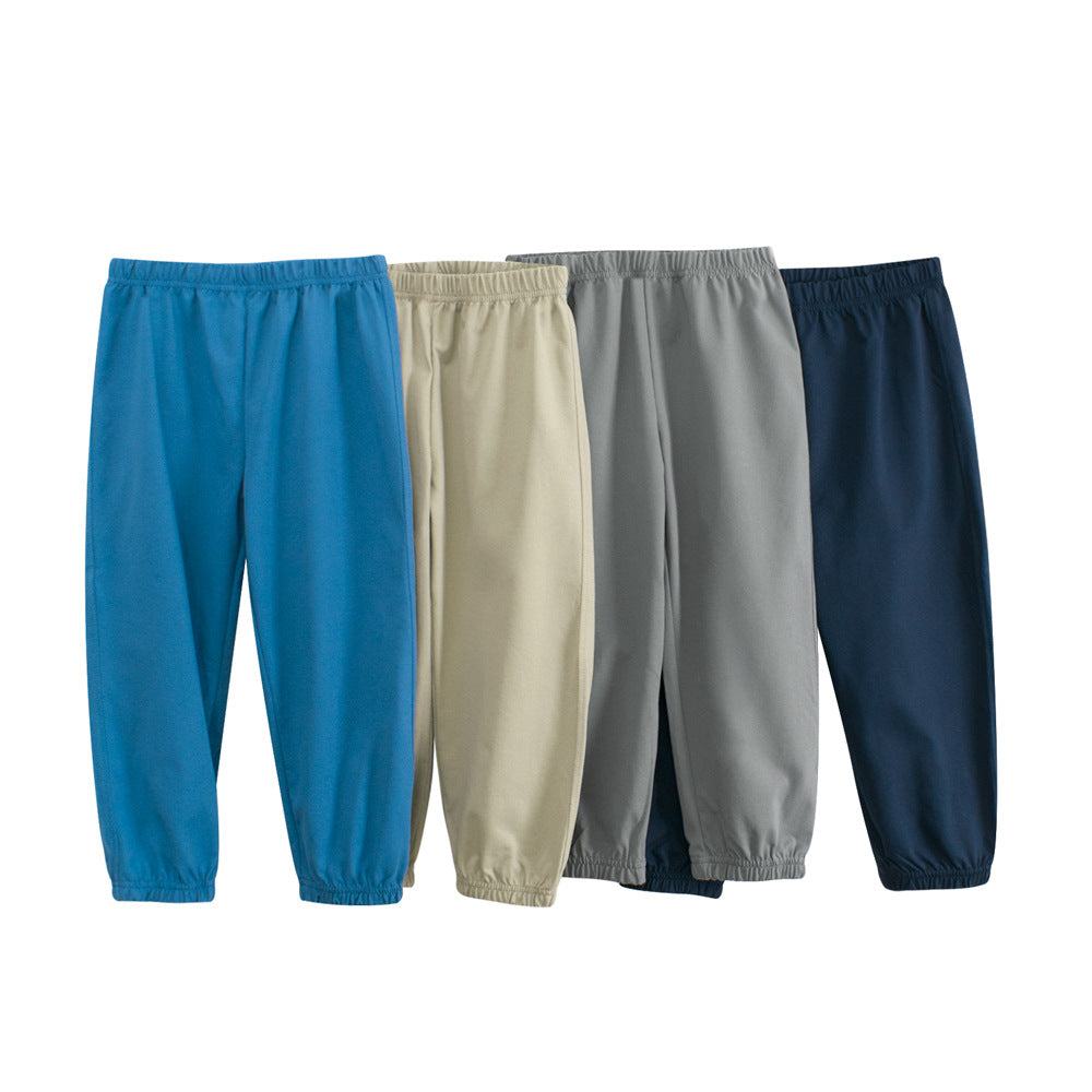 Children’s Summer Boys’ Solid Color Thin Breathable Pants – Casual Kids Trousers, MyKids-USA®, Baby & Toddler Bottoms, MyKids-USA -  -  -  -  -  -  - 