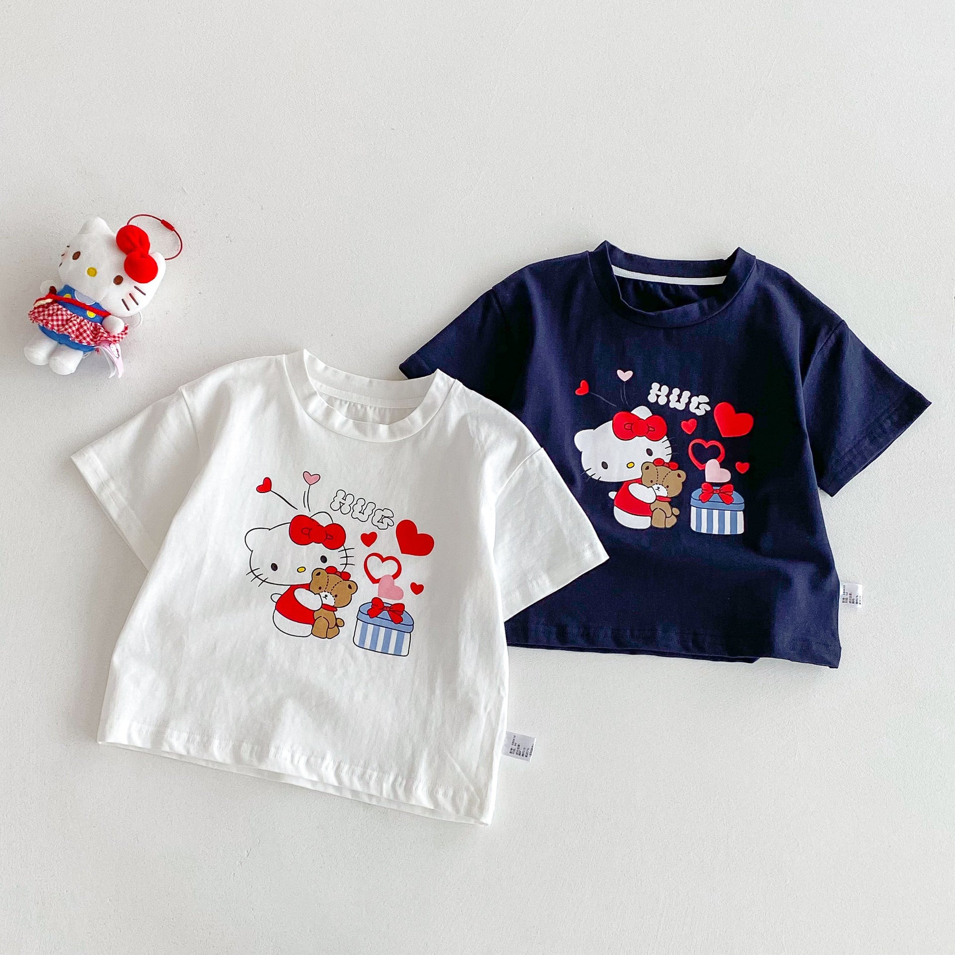 Summer Girls’ Cartoon and Letters Pattern T-shirt in European and American Style, MyKids-USA®, T-Shirts, MyKids-USA -  -  -  -  -  -  - .