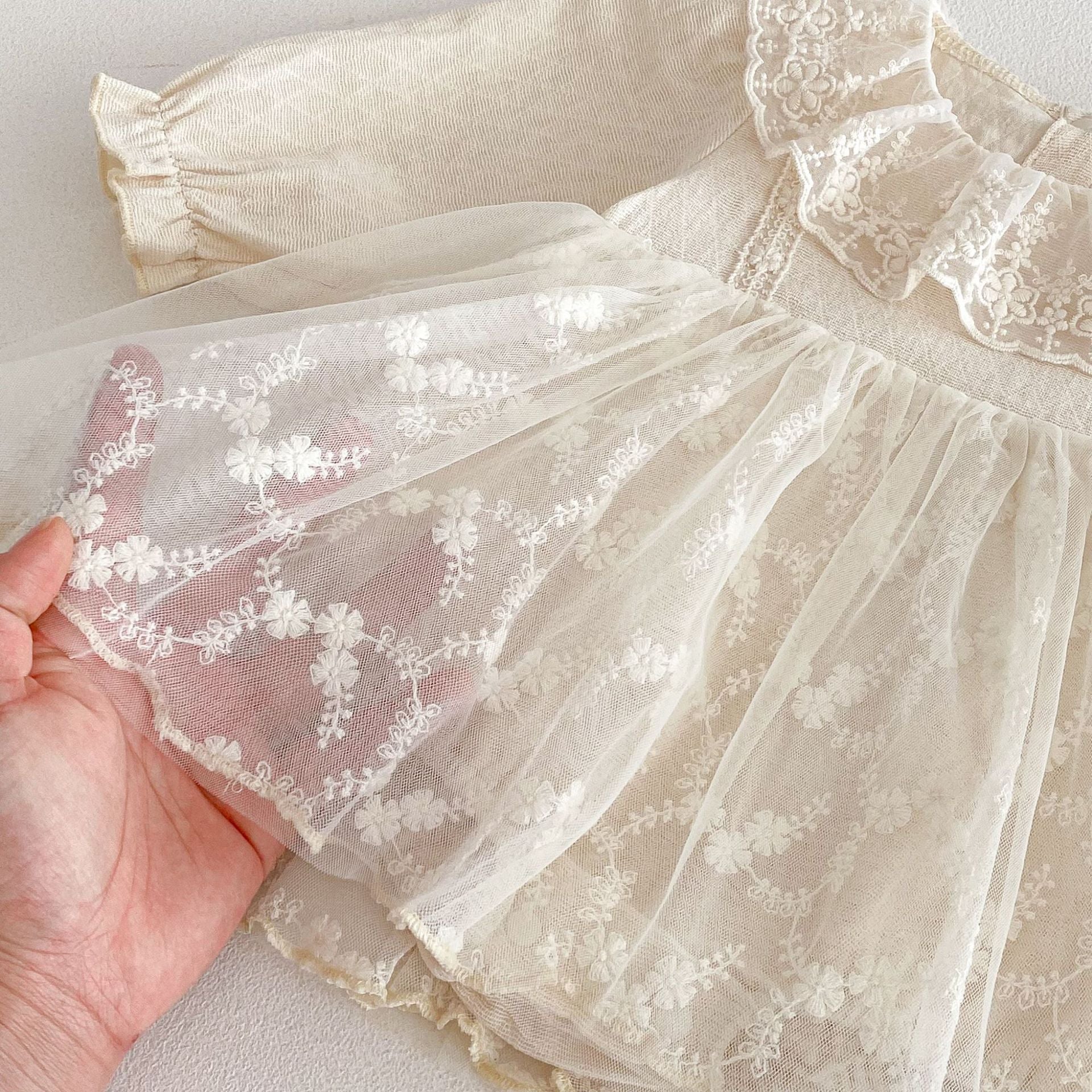 Arrival Winter Baby Girls Floral Tulle Patchwork Design Long Sleeves Onesies Dress, MyKids-USA®, Baby & Toddler Dresses, MyKids-USA -  -  -  -  -  -  - .