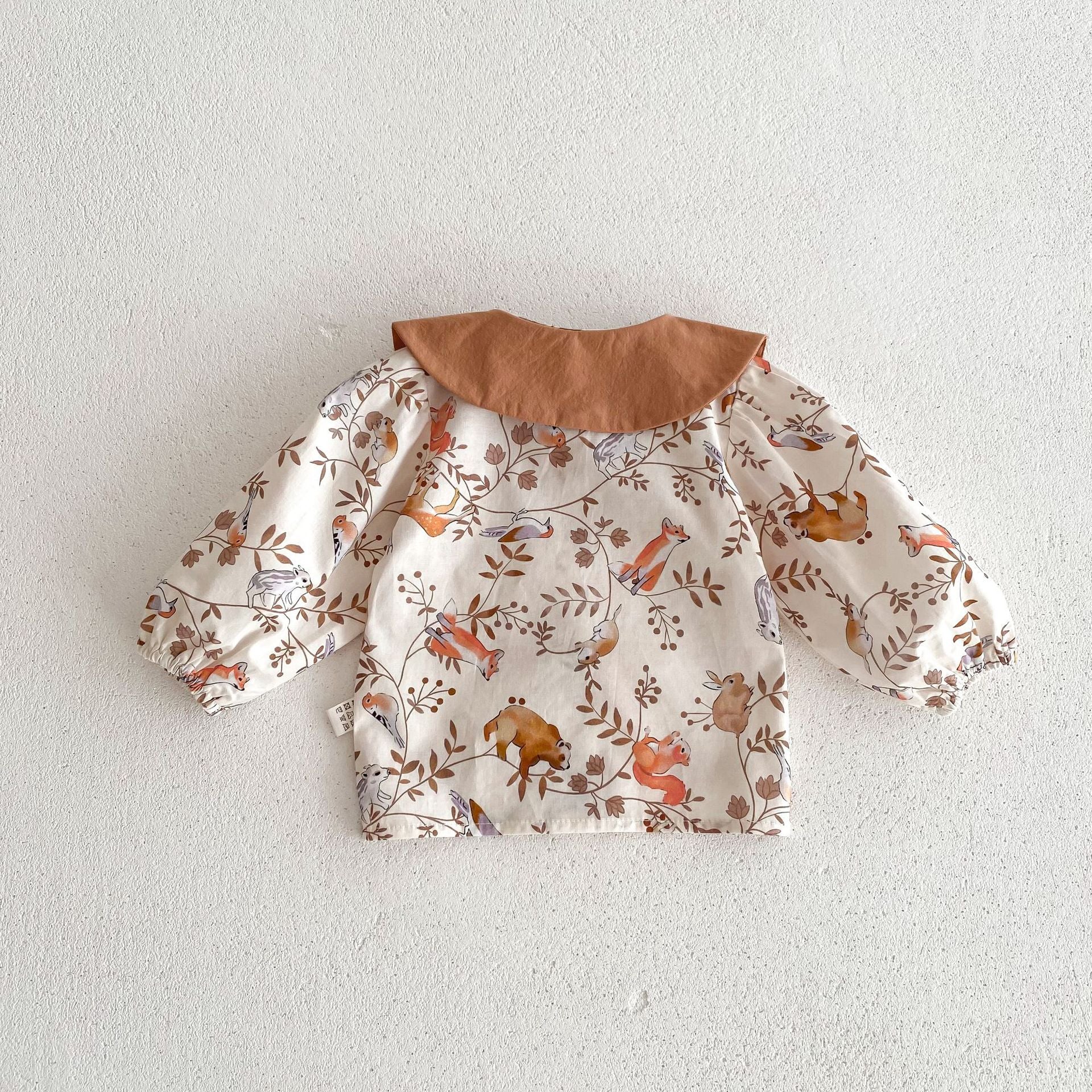 Spring and Autumn Baby Kids Unisex Flowers and Animals Pattern Long Sleeves Shirt and Sleeveless Overalls Clothing Set, MyKids-USA®, Baby & Toddler Outfits, MyKids-USA -  -  -  -  -  -  - 