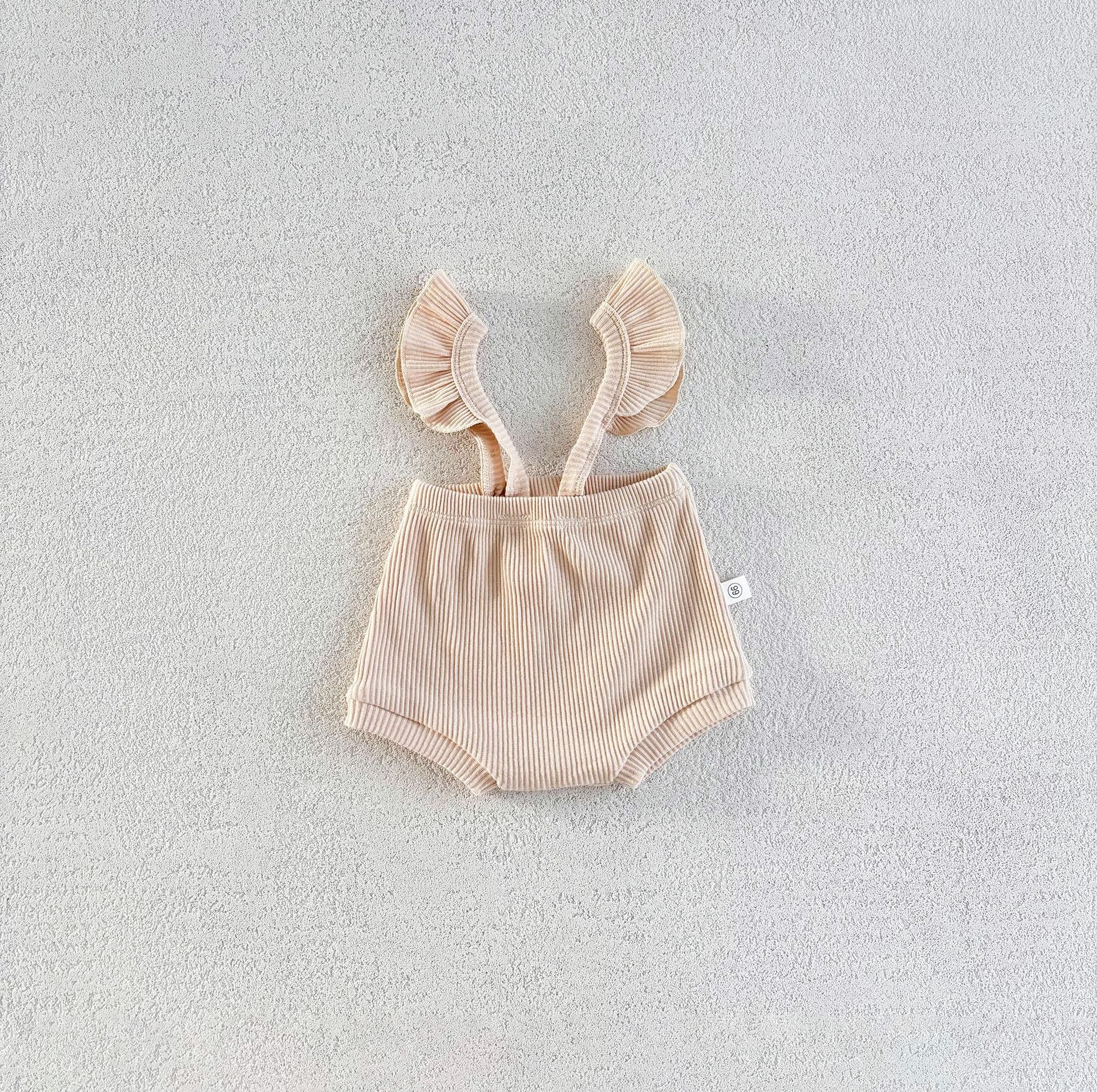 Autumn Arrival Baby Unisex Sleeveless Onesies Overalls, MyKids-USA®, Baby & Toddler Outfits, MyKids-USA - Size/Age - 66 (3-6M) - Color - Beige -  -  - TR2511112318-A