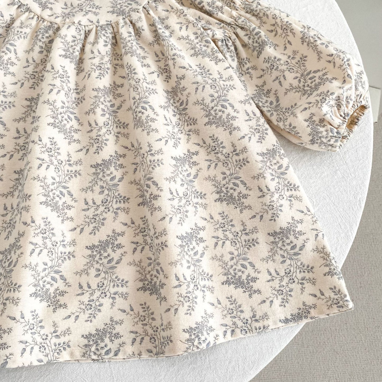 MyKids-USA® Autumn Vintage Floral Baby Kids Girls Princess Long Sleeves Dress