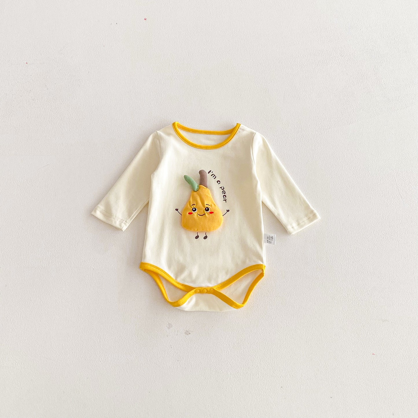 Spring Arrival Baby Unisex Long Sleeves Cartoon Pattern Bodysuit