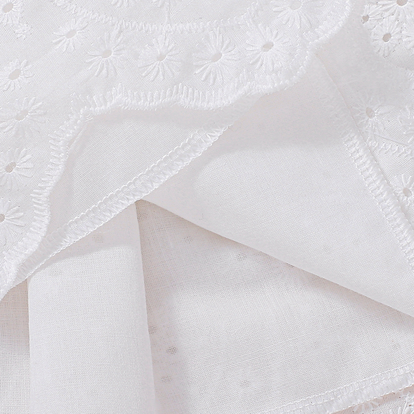 Summer Baby Kids Girls Sleeveless Embroidered Pattern Vest and White Skirt Set