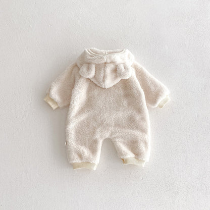 Baby Unisex Long Sleeves Animals Cartoon Pattern Pocketed Rompers, MyKids-USA®, Baby One-Pieces, MyKids-USA -  -  -  -  -  -  - 