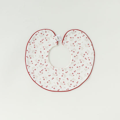 Adorable Simple Pattern Cotton Snap-on Round Shaped Bib, MyKids-USA®, Bibs, MyKids-USA - Size/Age - M (1-3Y) - Color - Apricot -  -  - TR2601301811-A.