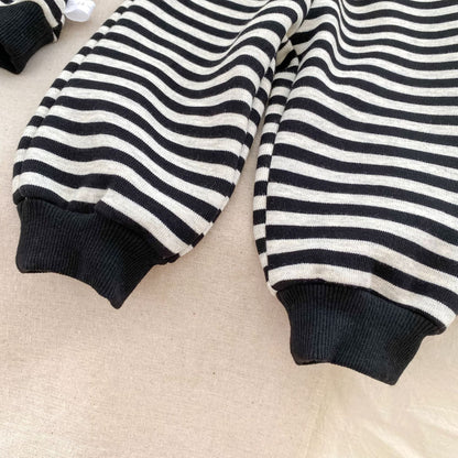 Spring and Autumn Baby Kids Boys Cartoon Pattern Striped Pullover and Pants, MyKids-USA®, Baby & Toddler Outfits, MyKids-USA -  -  -  -  -  -  - 