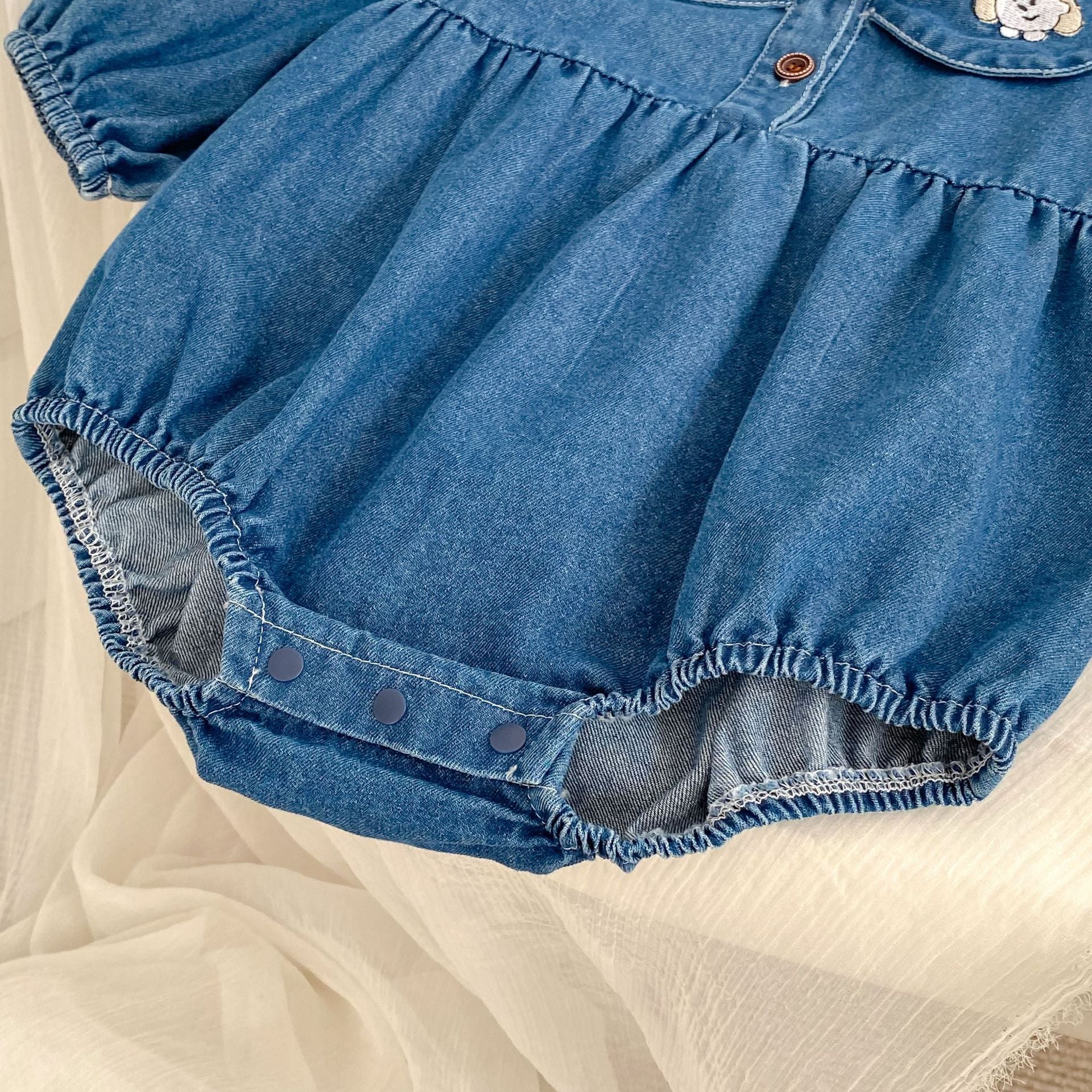 Arrival Spring and Autumn Baby Kids Girls Peter Pan Collar Denim Onesies and Dress – Princess Sister Matching Set, MyKids-USA®, Baby & Toddler Outfits, MyKids-USA -  -  -  -  -  -  - .