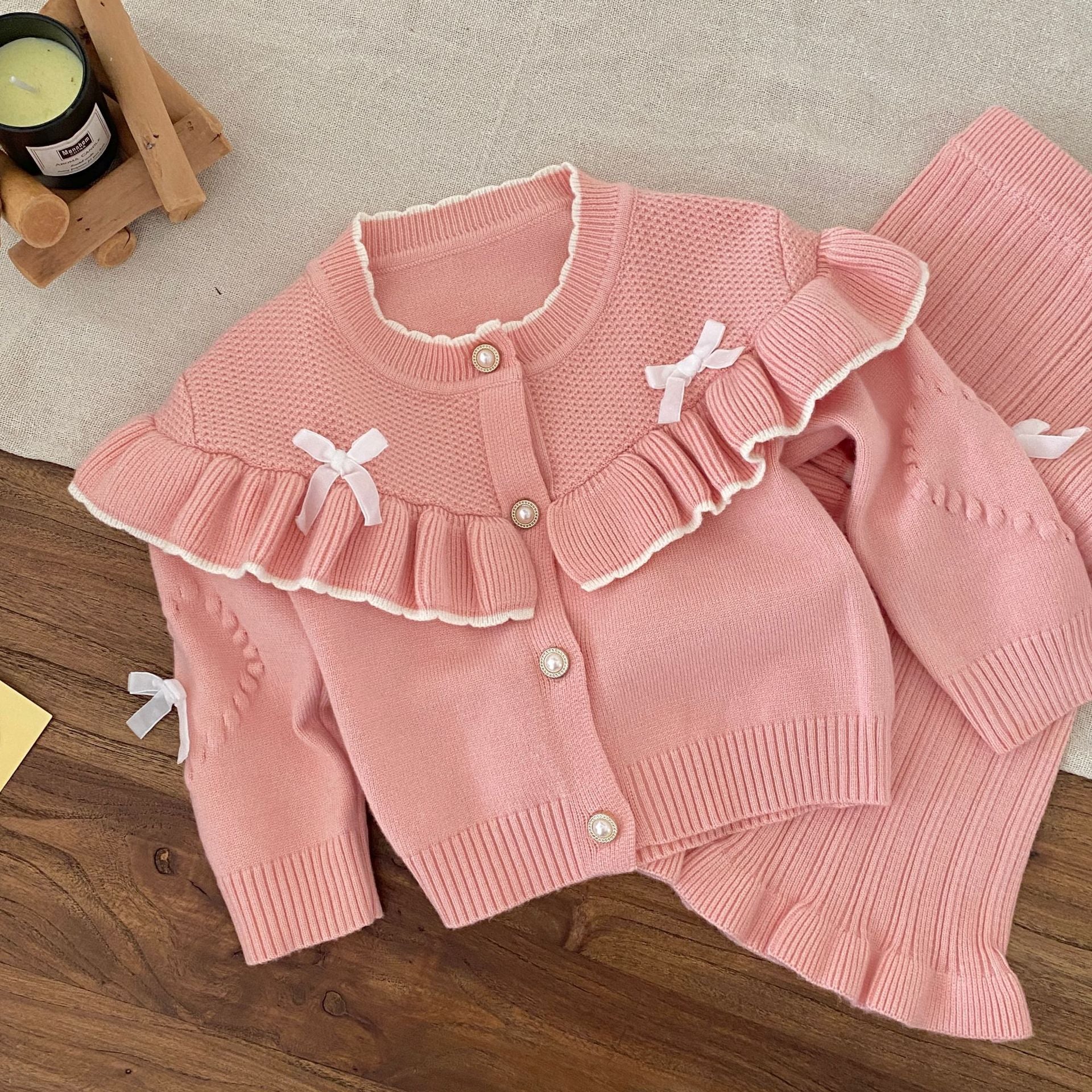 Winter and Autumn Baby Kids Girls Long Sleeves Knitted Cardigan and Flared Pants Knitted Clothing Set, MyKids-USA®, Baby & Toddler Outfits, MyKids-USA -  -  -  -  -  -  - 