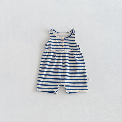Summer Arrival Baby Sleeveless Cute Pattern Strap Rompers, MyKids-USA®, Baby One-Pieces, MyKids-USA -  -  -  -  -  -  - .