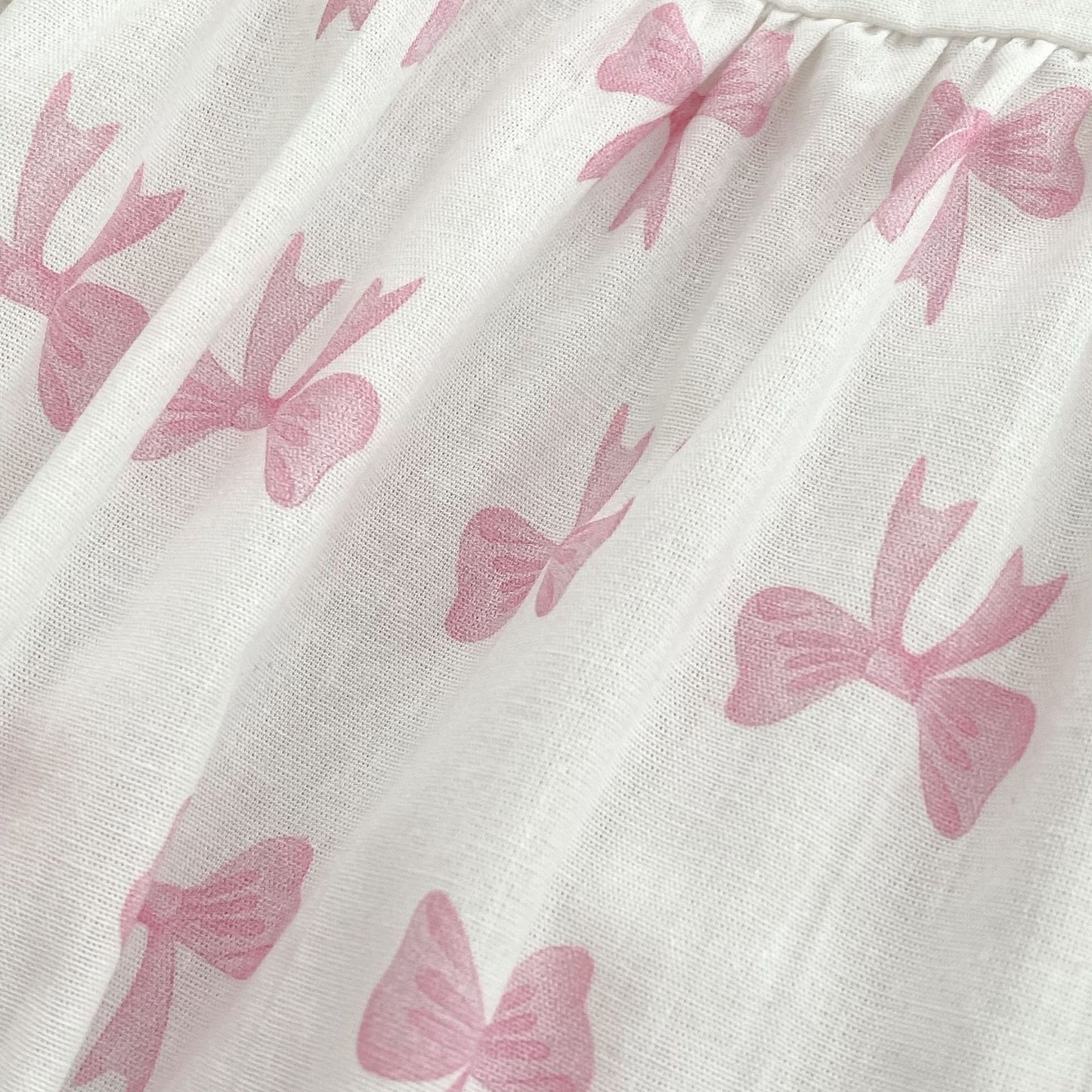 Summer Baby Girls French-style Butterfly-bow Pattern Short Sleeves Onesies and Dress – Princess Sister Matching Set, MyKids-USA®, Baby & Toddler Dresses, MyKids-USA -  -  -  -  -  -  - 