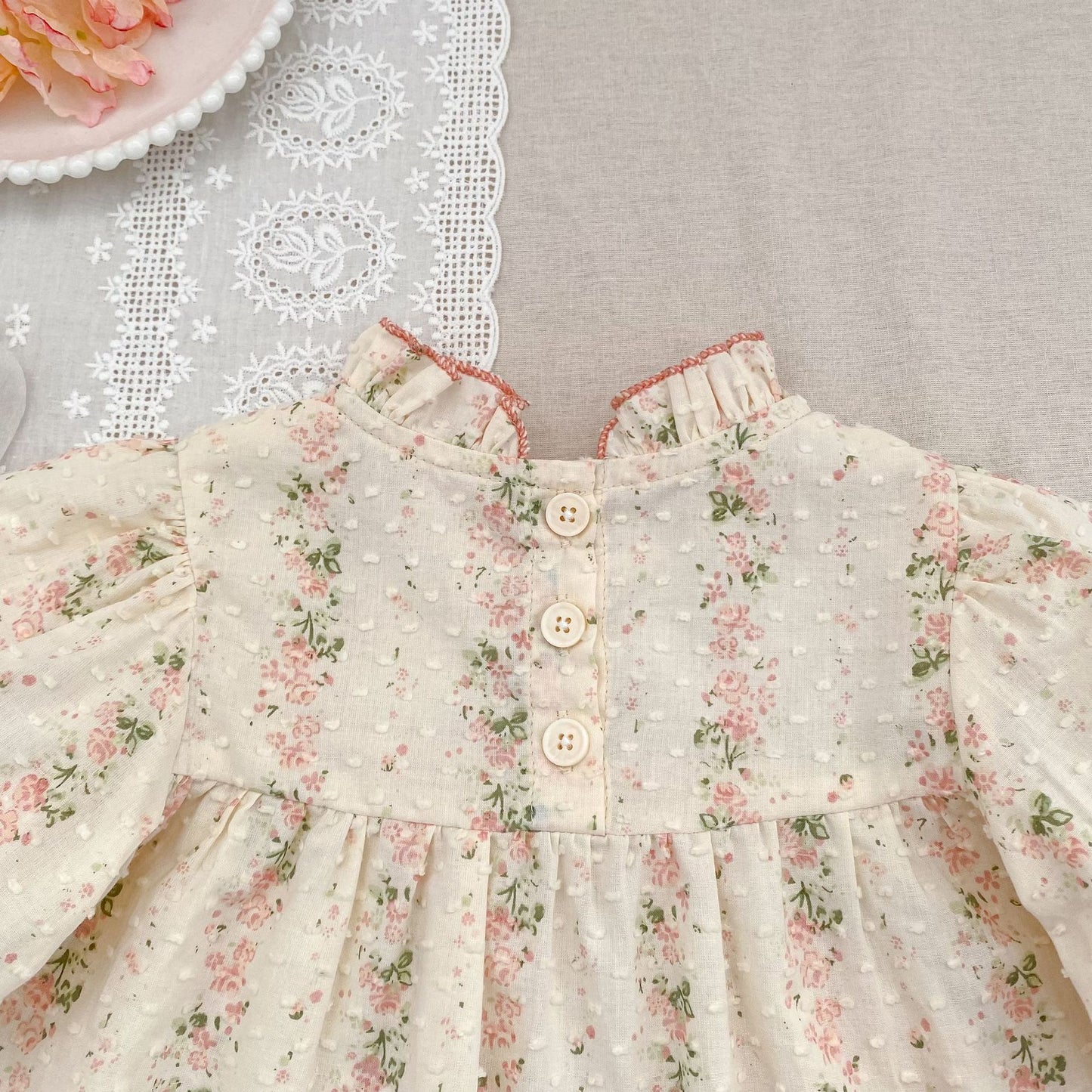 Spring Baby Kids Floral Pattern Long Sleeves Top Dress and Bloomers Clothing Set for Girls, MyKids-USA®, Baby & Toddler Outfits, MyKids-USA -  -  -  -  -  -  - .