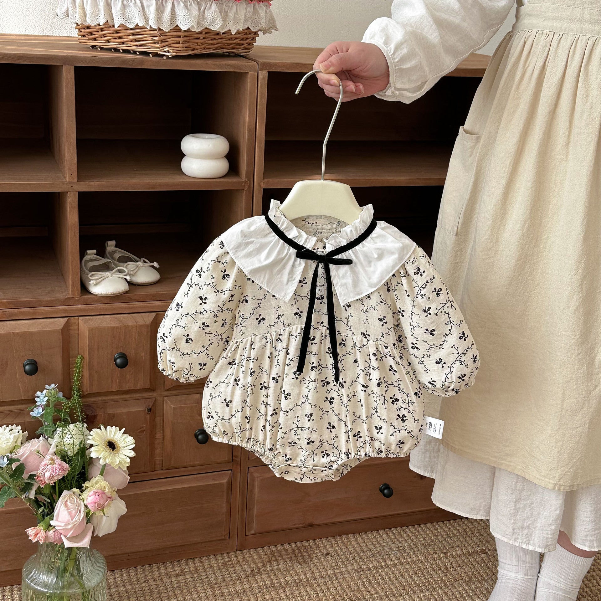 Spring Arrival Baby Girls Long Sleeves Crew Neck Floral Bodysuit, MyKids-USA®, Bodysuits, MyKids-USA -  -  -  -  -  -  - .