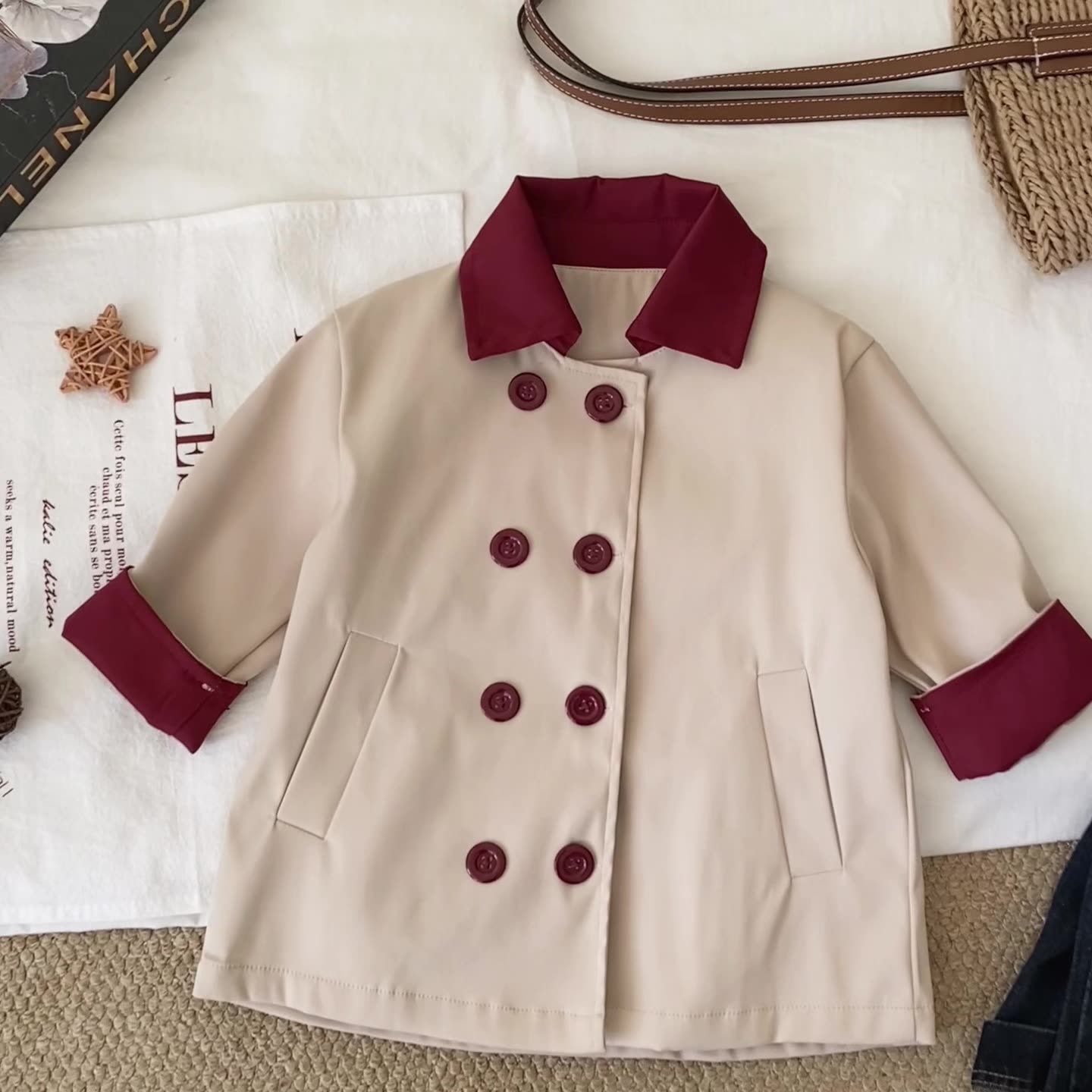 Spring Arrival Baby Kids Girls Color Patchwork Long Sleeves Turn-down Collar Coat, MyKids-USA®, Baby & Toddler Coats & Jackets, MyKids-USA -  -  -  -  -  -  - .