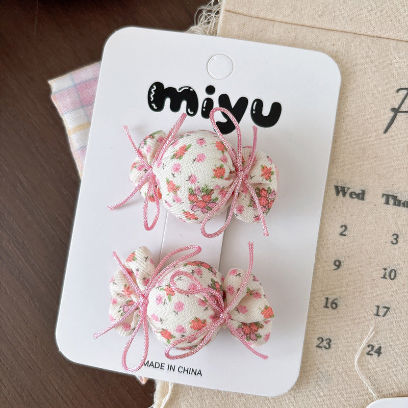 Collection of Flowers Hair Clips or Hair Ties, MyKids-USA®, Hair Pins, Claws & Clips, MyKids-USA - Size/Age - Average Size (0-12Y） - Color - Colorful -  -  - TR2605022129-B.