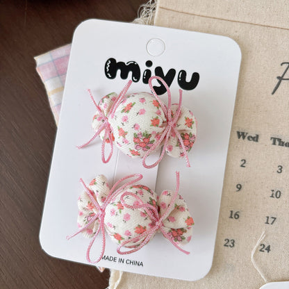 Collection of Flowers Hair Clips or Hair Ties, MyKids-USA®, Hair Pins, Claws & Clips, MyKids-USA - Size/Age - Average Size (0-12Y） - Color - Colorful -  -  - TR2605022129-B.