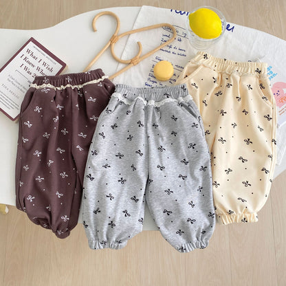 Autumn and Spring Arrival Casual American Style Butterfly-bows Pattern Pants for Girls, MyKids-USA®, Baby & Toddler Bottoms, MyKids-USA -  -  -  -  -  -  - 