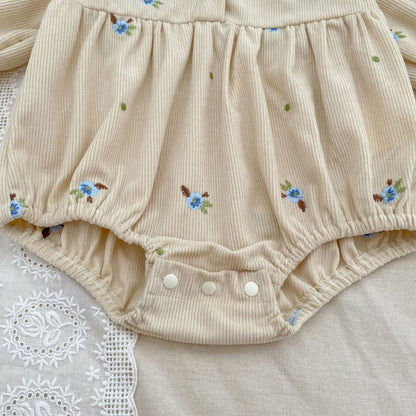 Autumn Hot Selling Baby Kids Girls Flowers Embroidered Pattern Long-sleeved Onesies and Dress – Princess Sister Matching Set, MyKids-USA®, Baby & Toddler Dresses, MyKids-USA -  -  -  -  -  -  - 