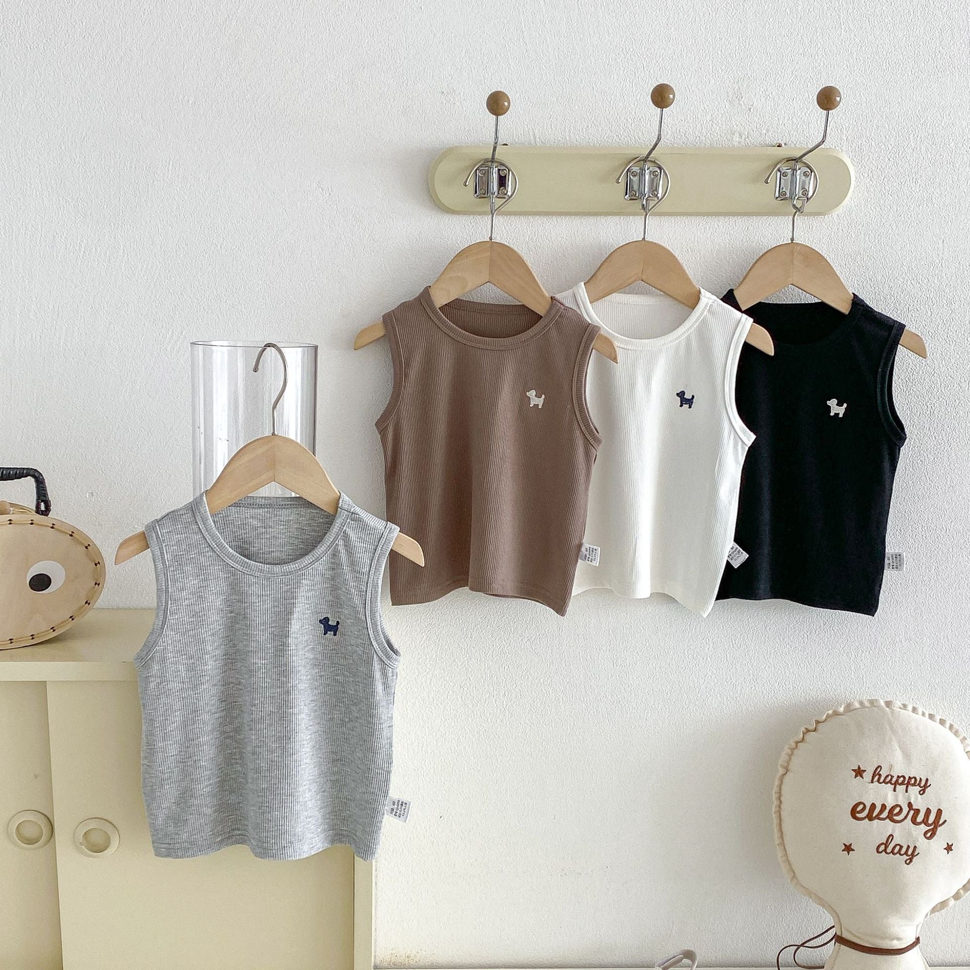 Arrival Summer Baby Kids Boys Solid Color Sleeveless Puppy Pattern Vest, MyKids-USA®, Baby & Toddler Coats & Jackets, MyKids-USA -  -  -  -  -  -  - .