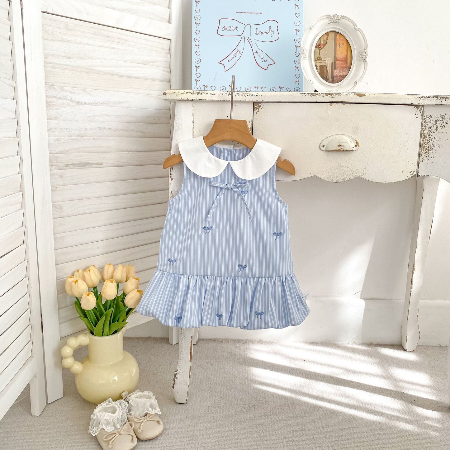 Summer Arrival Baby Girls Sleeveless Striped Dress, MyKids-USA®, Baby & Children's Dresses, MyKids-USA -  -  -  -  -  -  - .
