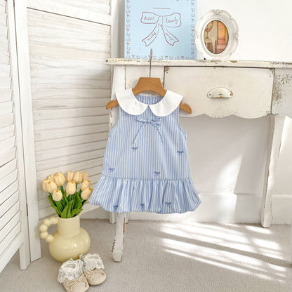 Summer Arrival Baby Girls Sleeveless Striped Dress, MyKids-USA®, Baby & Children's Dresses, MyKids-USA -  -  -  -  -  -  - .