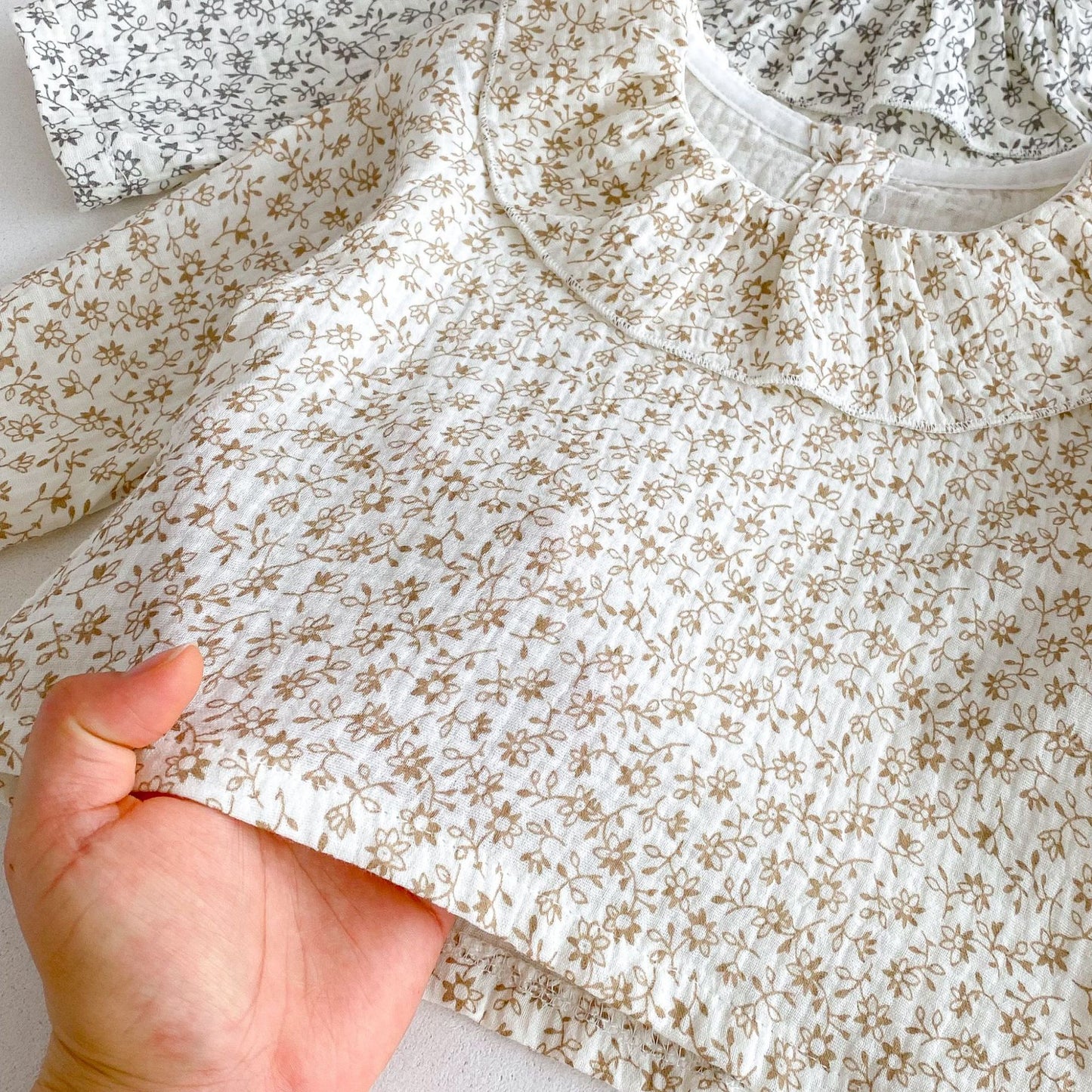 Spring and Autumn Baby Kids Girls Floral Long Sleeves Top and Plain Sleeveless Overalls Clothing Set, MyKids-USA®, Baby & Toddler Outfits, MyKids-USA -  -  -  -  -  -  - 