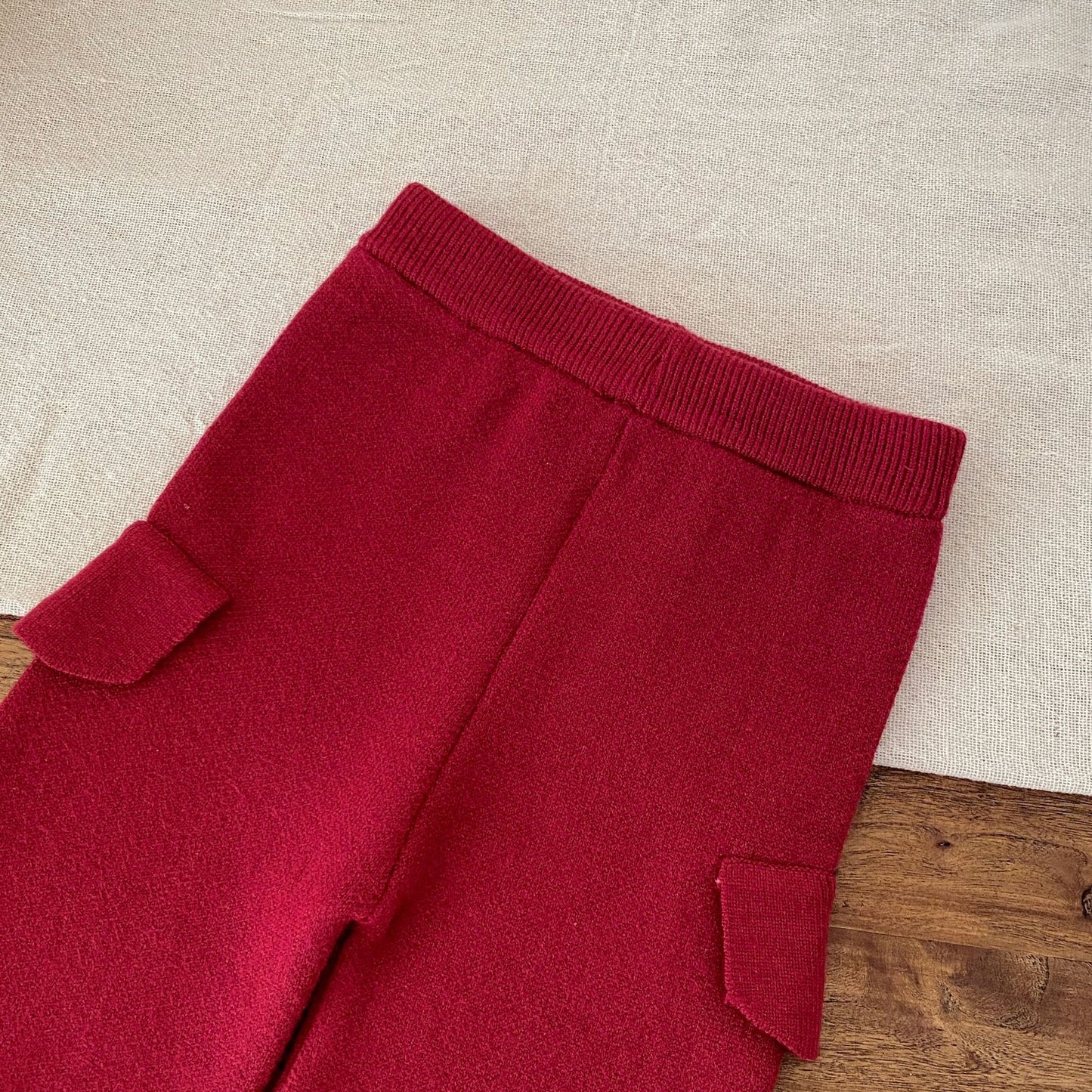 Winter and Autumn Baby Kids Girls Long Sleeves Solid Color Top Shirt, Knitted Pants and Cartoon Pattern Cardigan Clothing Set