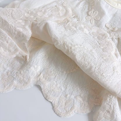 Summer Hot Selling Baby Girls Sleeveless Solid Color Flowers Embroidered Vest and Red Bloomers Clothing Set, MyKids-USA®, Baby & Toddler Outfits, MyKids-USA -  -  -  -  -  -  - 