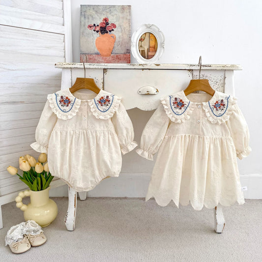 Arrival Spring and Autumn Flowers Pattern Baby Kids Girls Onesies and Dress – Princess Sister Matching Set, MyKids-USA®, Baby & Toddler Outfits, MyKids-USA -  -  -  -  -  -  - .