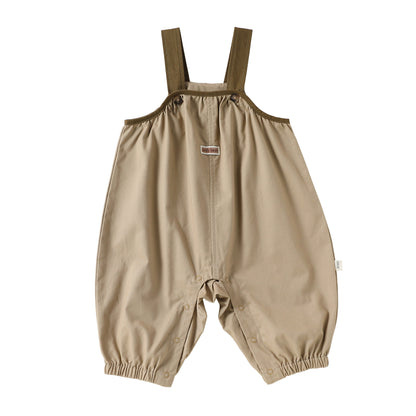 MyKids-USA® Autumn Arrival Baby Kids Unisex Sleeveless Letter Pattern Overalls Rompers