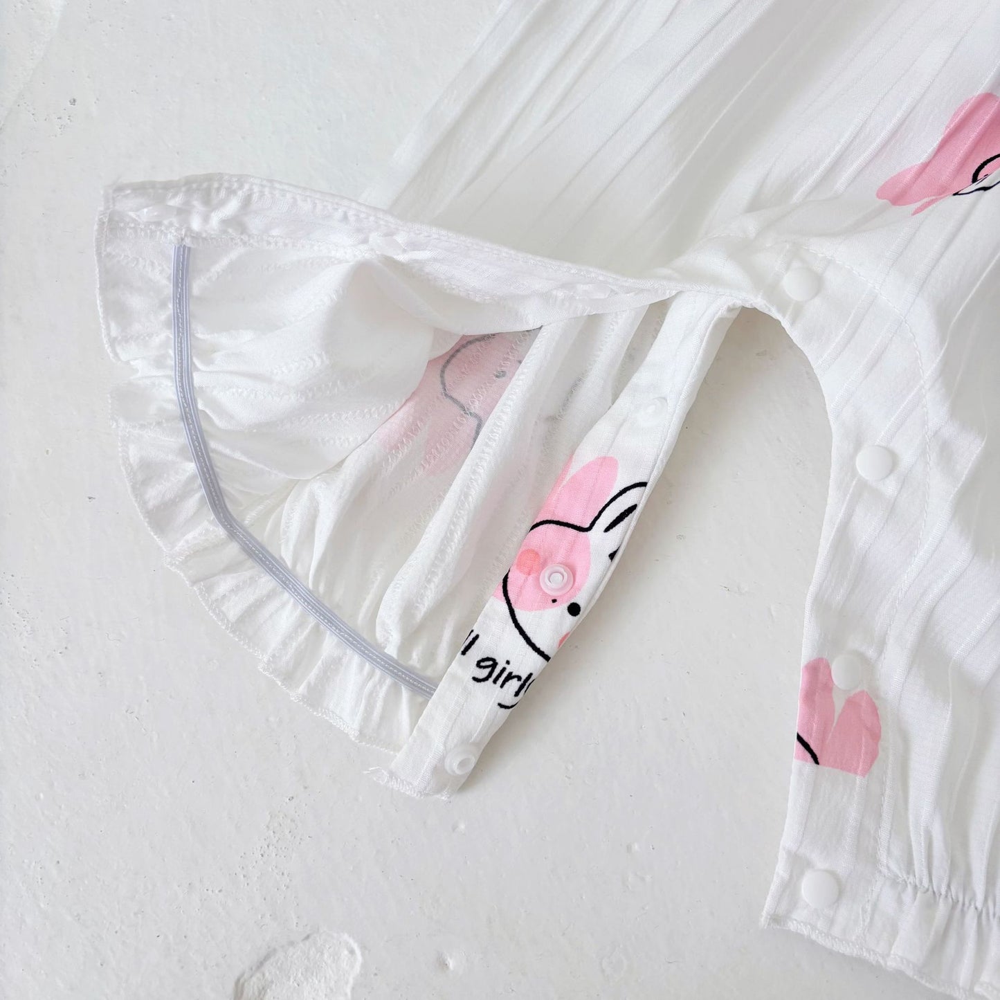 Summer Arrival Baby Girls Cartoon Rabbits Pattern Sleeveless Rompers with Hat, MyKids-USA®, Baby One-Pieces, MyKids-USA -  -  -  -  -  -  - 