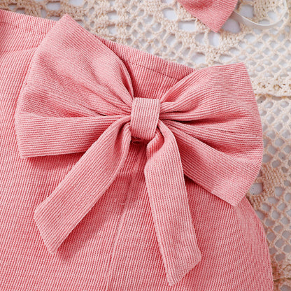Summer Baby Kids Girls Short Sleeves Flowers Pattern Top and Pink Skirt Set, MyKids-USA®, Baby & Children's Outfits, MyKids-USA -  -  -  -  -  -  - .