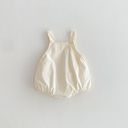 Summer Arrival Baby Unisex Teddy Bear Embroiedred Sleeveless Strap Onesies Overalls, MyKids-USA®, Baby One-Pieces, MyKids-USA -  -  -  -  -  -  - 